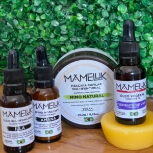 Combo Cacheada- (Mimo + Ílla + Óleo de Uva + Amana +  PORANG)